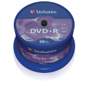 Verbatim DVD+R Matt Silver cake 50